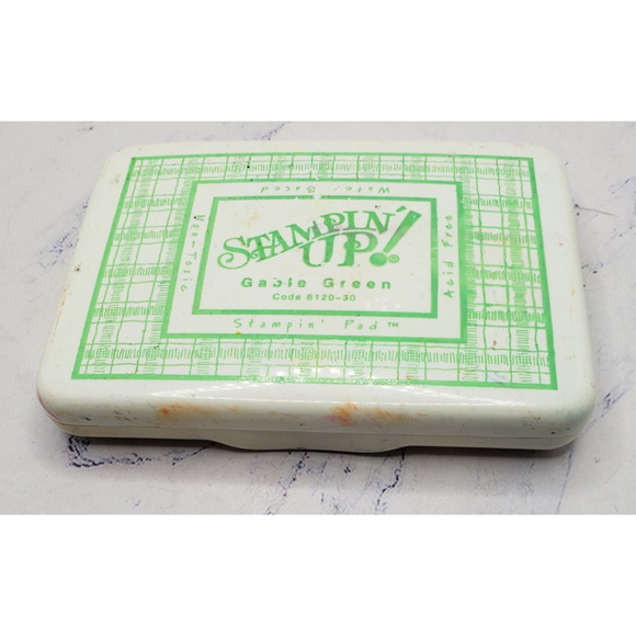 Stampin’ Up! Gable Green Water Based Dye Ink Original Style Pad 30-104 - Picture 1 of 3